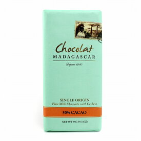 ミルクチョコレート50% カシューナッツ 85g【ショコラマダガスカル】■