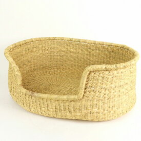 ボルガバスケット 楕円底 犬かご 大 ナチュラル