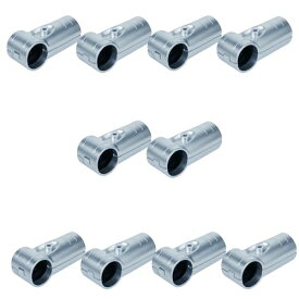 イレクターパイプ メタルジョイント Φ28mm ジョイント ボルト ナット 付き 組み立て 分解 自由