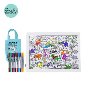 �y�I�ׂ閳���M�t�g�V�[����z���K�i eatsleepdoodle�@placemat to go - dinosaur DINPTG �E�H�b�V���y�� �v���[�X�}�b�g �h��G �T�X�e�B�i�u�� �L�b�Y �v���[���g