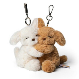 【選べる無料ラッピング！】正規品 McHugs Snuggle Dog Charm mc600111 バッグチャーム イヌ 子犬 マックハグス イギリス ふわふわ かわいい 幼児 保育園 孫 入園 プレゼント