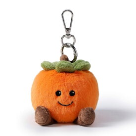 【選べる無料ラッピング！】正規品 McHugs Lucky Persimmon Charm mc600190 バッグチャーム 柿 フルーツ マックハグス イギリス ふわふわ かわいい 幼児 保育園 孫 入園 プレゼント