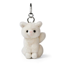 【選べる無料ラッピング！】正規品 McHugs Well-behaved White Cat Bag Charm mc600230 バッグチャーム ネコ マックハグス イギリス ふわふわ かわいい 幼児 保育園 孫 入園 プレゼント