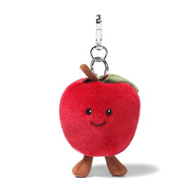 【選べる無料ラッピング！】正規品 McHugs Apple Bag Charm mc600274a バッグチャーム リンゴ フルーツ マックハグス イギリス ふわふわ かわいい 幼児 保育園 孫 入園 プレゼント