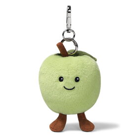 【選べる無料ラッピング！】正規品 McHugs Green Apple Bag Charm mc600274b バッグチャーム リンゴ フルーツ マックハグス イギリス ふわふわ かわいい 幼児 保育園 孫 入園 プレゼント