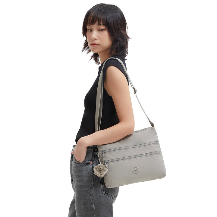 楽天市場】キプリング 公式 ショルダーバッグ ALVAR(Grey Gris  