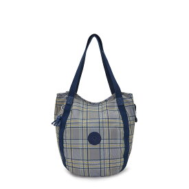 キプリング 公式 トートバッグ BALLOON(Blue Grey Plaid) バルーン(ブルーグレイプレイド) KI4486S6Z 日本限定コレクション