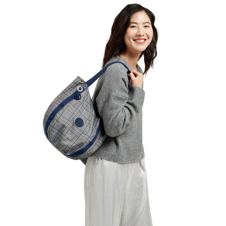 楽天市場】キプリング 公式 トートバッグ BALLOON(Blue Grey Plaid 