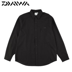 �_�C�� �h�b�g �G�A �����V���c DAIWA DOT AIR L/S SHIRT BLACK