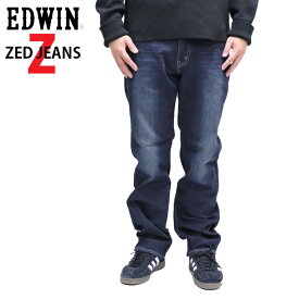 エドウイン EDWIN メンズ デイリー ストレッチ デニム ZED レギュラーストレート ダークユーズド ウォッシュ ZED JEANS REGULAR STRAIGHT Dark Used Wash (126)