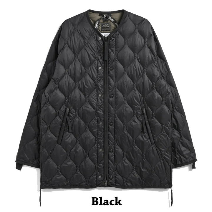 TAION タイオン M65タイプ ダウンジャケット ブラック ASIA M 楽天市場】タイオン TAION ダウン ジャケット ミリタリー M65 ライナー