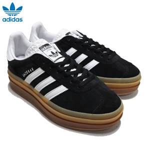 (ȃN[|sI) AfB_X IWiX Xj[J[ fB[X K[ {[h  ubN adidas Originals GAZELLE BOLD W