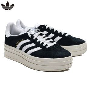 アディダス オリジナルス スニーカー ガゼル ボールド シューズ レディース 厚底 ブラック 黒 adidas Originals GAZELLE BOLD Black (SA)