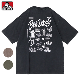 ベンデイビス 半袖 Tシャツ トップス ヴィンテージ メンズ レディース (メール便 送料無料) BEN DAVIS VARIOUS MOTIFS VNTG TEE ベンデービス / ベン デイビス