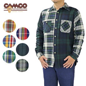 (SALE セール) カムコ ヘビーウエイト フランネル シャツ ワーク ネルシャツ 厚手 長袖 Camco Heavy Weight Flannel Work Shirts