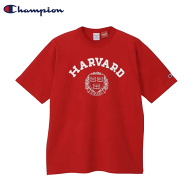 チャンピオン アメリカ製 半袖 Tシャツ ヘビーウエイト マルーン ハーバード大学 (メール便 送料無料) Ch…