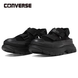 コンバース CONVERSE オールスタートレックウエーブ 厚底 サンダルOX ブラックモノクローム ALL STAR TREKWAVE SANDAL OX 31310821 即納