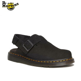 ドクターマーチン メンズ レディース JORGE II スリングバック シューズ スリッポン 黒 スエード Dr.Martens Jorge II SLINGBACK SUEDE 31563001 即納