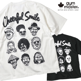 ジムマスター 7.4oz チアフル スマイル ビッグ ティー gym master 7.4oz Cheerful Smile ビッグ Tee （メール便 送料無料） 即納