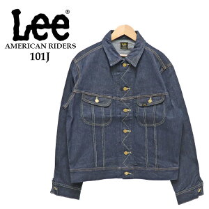 (�����ȃN�[�|�����s���I) Lee ���[ G�W���� �����Y 101J �f�j�� �W���P�b�g �����X AMERICAN RIDERS DENIM JACKET 101J RINSE