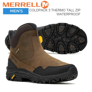 (ȃN[|sI)  R[hpbN 3 T[ g[ Wbv EH[^[v[t A[X h h ۉ MERRELL COLDPACK3 THERMO TALL ZIP WATERPROOF EARTH