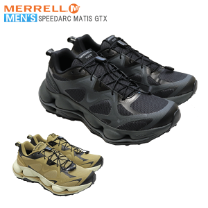 MERRELL メレル SPEED ARC MATIS GTX スニーカー メンズ 黒 MERRELL SPEED ARC MATIS GTX BLACK（メレル スピードアーク