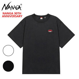 (お得なクーポン発行中！) ナンガ エコ ハイブリッド ナンガ30アニバーサーリー ティー 半袖 Tシャツ リサイクル コットン (メール便送料無料) NANGA ECO HYBRID NANGA 30TH ANNIVERSARY TEE 即納