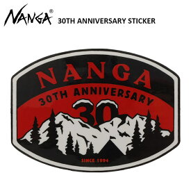 ナンガ 30周年 アニバーサリー ステッカー (メール便送料220円) NANGA 30TH ANNIVERSARY STICKER 即納