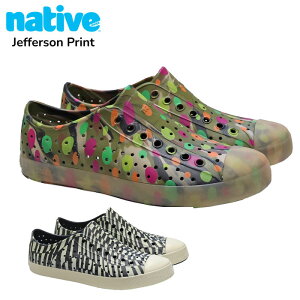 lCeBu V[Y C Xj[J[ T_ WFt@[\ vg Y fB[X native shoes Jefferson Print (SA)