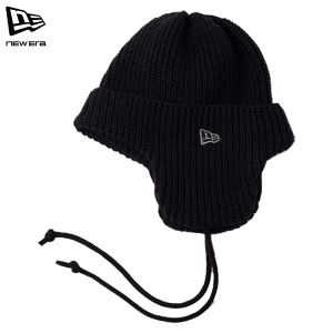 j[G Lbv LbY jbgX C[tbv q Xq ubN ([ 220~) NEW ERA KIDS KNIT TRAPPER BLK