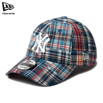 NEW ERA950キャップ（ブルーチェック） NEW ERA 秋冬 チェック柄 コットン100 キャップ ニューエラ