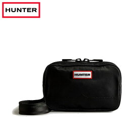 ハンター 鞄 ショルダーバッグ ナイロン キーパーフォン ポーチ ブラック(メール便送料無料) Hunter Nylon Keeper Phone Pouch 即納