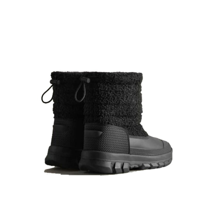ハンター スノーブーツ レディース フリース 暖かい Boot 雨 Wfs23her スノーシューズ Short 防寒 雪 ブーツ 防水 Sherpa あったか もこもこ Snow 冬 ショート Hunter Womens スノー 靴 シェルパ