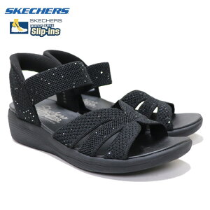 �X�P�b�`���[�Y �X���b�v�C���Y ���f�B�[�X �T���_�� �A���� �X�p�[�N�����O �v���C�Y SKECHERS SLIP INS ARYA SPARKLING PRAISE �u���b�N (BBK)