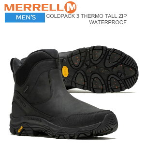 (ȃN[|sI)  R[hpbN 3 T[ g[ Wbv EH[^[v[t ubN h h ۉ MERRELL COLDPACK3 THERMO TALL ZIP WATERPROOF BLACK