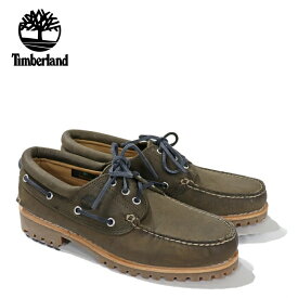 (SALE セール) ティンバーランド 即納 限定モデル メンズ モカシン オリーブ ローカット Timberland Authentics 3 Eye Classic A5S38