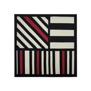 IMPORT PRINTED STRIPE SCARF