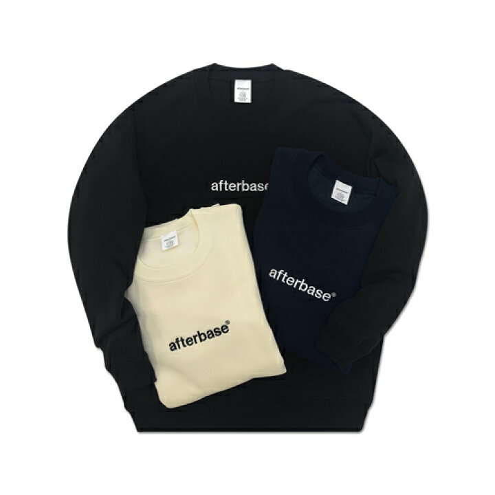 楽天市場】afterbase LOGO クルーネック CREWNECK : afterbase