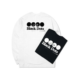 [ST] Black Dots ロングスリーブポケットティーシャツ L/S POCKET T-SH