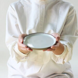HASAMI PORCELAIN�i�n�T�~�|�[�Z�����jTHE GREY COLLECTION[�v���[�g HAW102][plate AshWhite �A�b�V���z���C�g �H�� �V���v�� �g������ ���_�� �f�U�C��]
