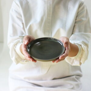 HASAMI PORCELAIN�i�n�T�~�|�[�Z�����jTHE GREY COLLECTION[�v���[�g HDG102][plate DarkGray �_�[�N�O���[ �H�� �V���v�� �g������ ���_�� �f�U�C��]