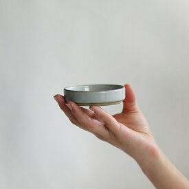 HASAMI PORCELAIN（ハサミポーセリン）[プレート　Gloss Gray　HPM001][8.5cm plate clear 食器 シンプル 波佐見焼 モダン おしゃれ ギフト プレゼント 日本製 電子レンジ 食洗機 スタッキング]
