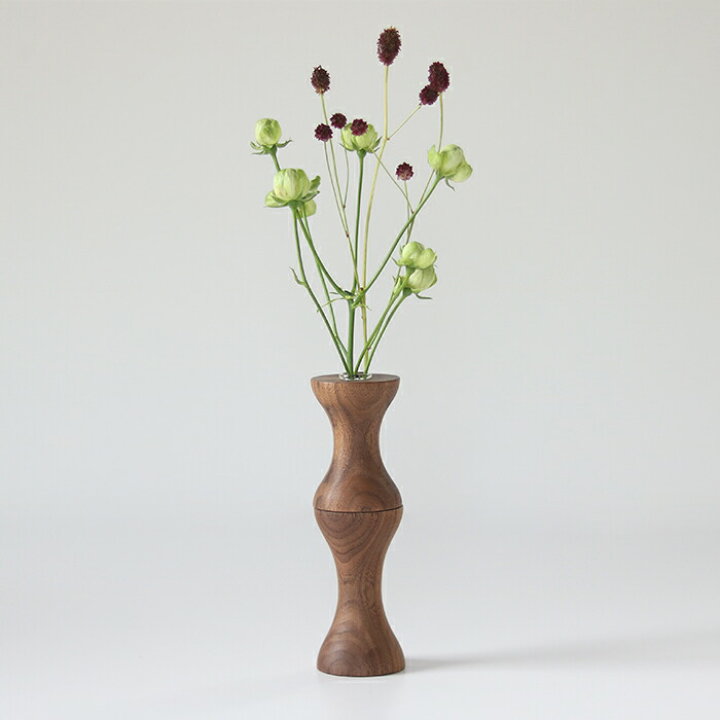 楽天市場 即日発送 Enproduct エンプロダクト Flower Vase L Walnut フラワーベース 花瓶 花器 一輪挿し 木製 木の花瓶 こだわり おしゃれ インテリア プレゼント ギフト 贈り物 結婚祝い 誕生日プレゼント 祝い 御祝 内祝 After End