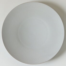 SyuRo（シュロ）せっ器plate L（白）[食器 ホワイト 陶磁器 うつわ 皿 プレート 焼き物]