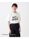 プリントTシャツ/三輪車/PEANUTS Afternoon Tea LIVING アフタヌーンティー・リビング トップス カットソー・Tシャツ ホワイト【送料無料】[Rakuten Fashion]