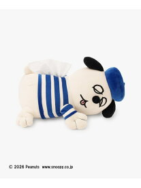 ぬいぐるみ型ティッシュボックスケース/PEANUTS Afternoon Tea LIVING アフタヌーンティー・リビング インテリア・生活雑貨 時計 ブルー【送料無料】[Rakuten Fashion]