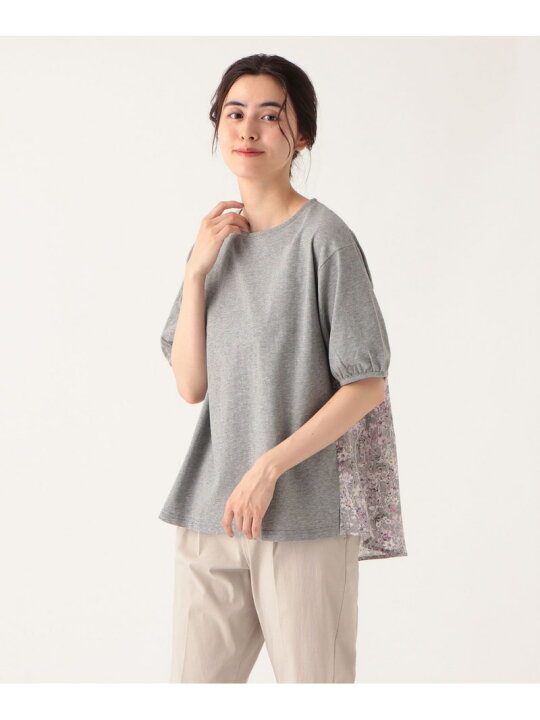 楽天市場】【SALE／20%OFF】後身頃切替プルオーバー/リバティプリント 