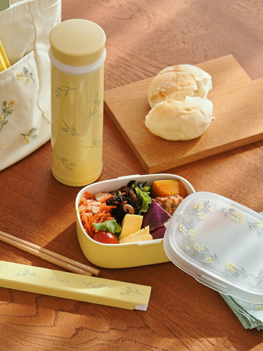 楽天市場】【SALE／40%OFF】山中塗ミモザ抗菌ワンタッチランチボックス 