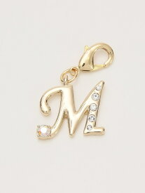 イニシャルチャーム Afternoon Tea LIVING アフタヌーンティー・リビング ファッション雑貨 その他のファッション雑貨 レッド グレー シルバー[Rakuten Fashion]