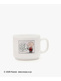 ミルクマグ/PEANUTS Afternoon Tea LIVING アフタヌーンティー・リビング 食器・調理器具・キッチン用品 グラス・マグカップ・タンブラー ホワイト【送料無料】[Rakuten Fashion]